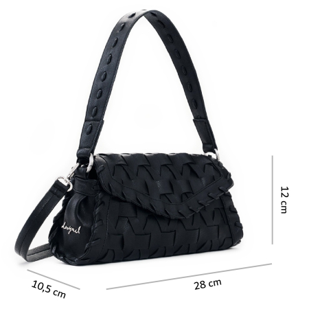 Geanta mica de dama, crossbody, Desigual, seria Argon Zarauz, Negru [1]