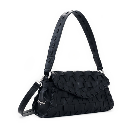 Posete - Geanta mica de dama, crossbody, Desigual, seria Argon Zarauz, Negru