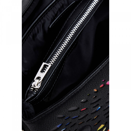 Geanta mica de dama crossbody, Desigual, seria Blackwell Venecia, Negru [5]
