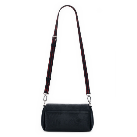 Geanta mica de dama crossbody, Desigual, seria Mirenis Maron Mini, Negru [8]