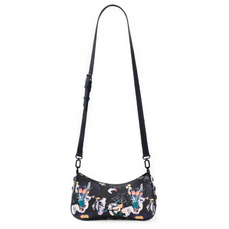 Geanta mica de dama, crossbody, Desigual, seria Osmio Alsacia, Negru [4]