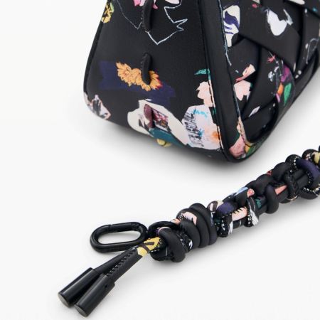 Geanta mica de dama, crossbody, Desigual, seria Osmio Alsacia, Negru [3]