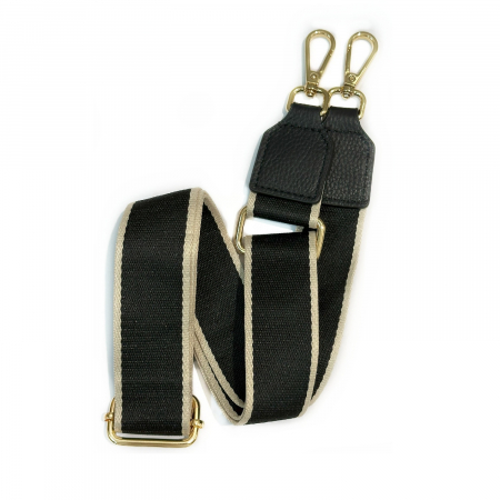 Geanta mica de dama crossbody, piele naturala, Alya, Negru [2]