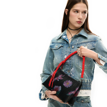 Posete - Geanta mica de dama, de mana si umar, crossbody, Desigual, seria Xenon Dortmund, Negru