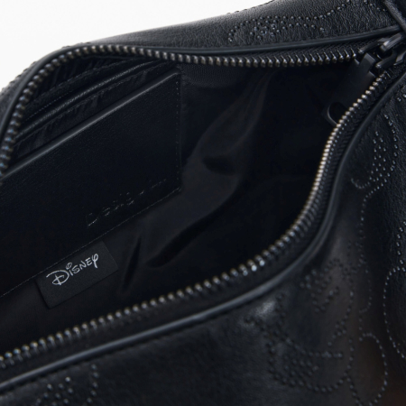 Geanta mica de dama, de mana si umar, Desigual, Mickey, Negru [2]