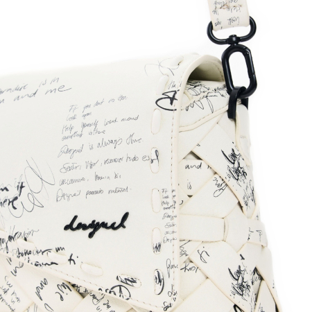 Geanta mica de dama, de mana si umar, Desigual, seria Indio Phuket Mini, Bej [4]