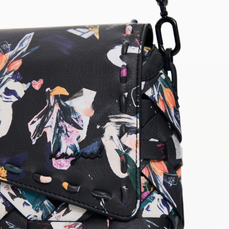 Geanta mica de dama, de umar, Desigual, seria Osmio Phuket Mini, Negru [4]