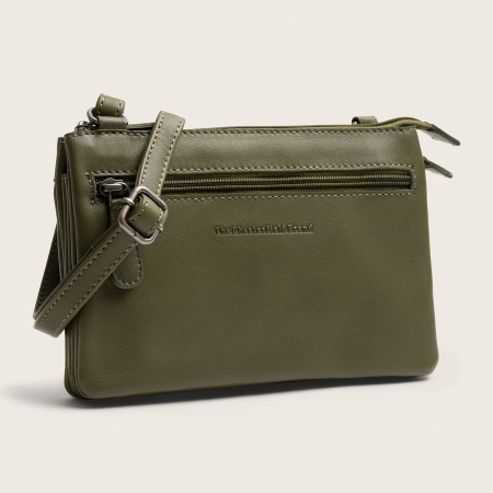 Dama - Geanta mica de dama, de umar, The Chesterfield Brand, Brisa, piele naturala, Verde olive