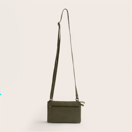 Geanta mica de dama, de umar, The Chesterfield Brand, Brisa, piele naturala, Verde olive [7]