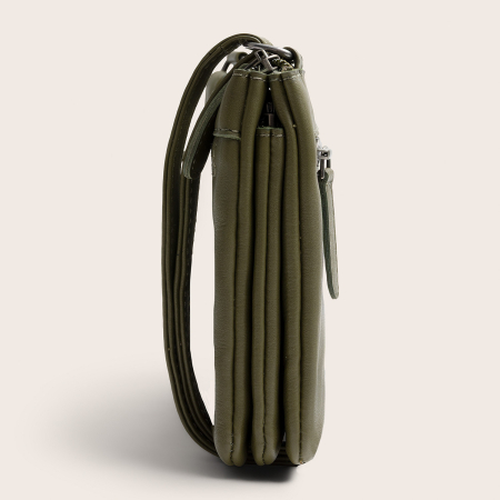 Geanta mica de dama, de umar, The Chesterfield Brand, Brisa, piele naturala, Verde olive [6]