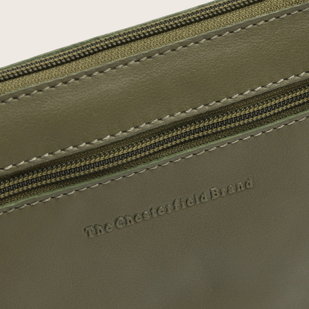 Geanta mica de dama, de umar, The Chesterfield Brand, Brisa, piele naturala, Verde olive [1]