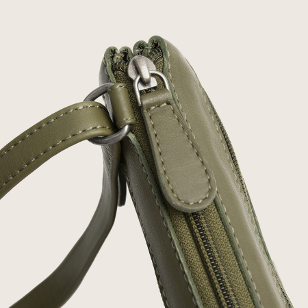 Geanta mica de dama, de umar, The Chesterfield Brand, Brisa, piele naturala, Verde olive [4]