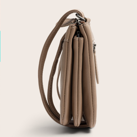Geanta mica de dama, de umar, The Chesterfield Brand, Brisa, piele naturala, Taupe [4]