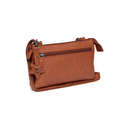 Geanta mica de dama de umar The Chesterfield Brand, Tovelove piele naturala, Maro coniac [2]