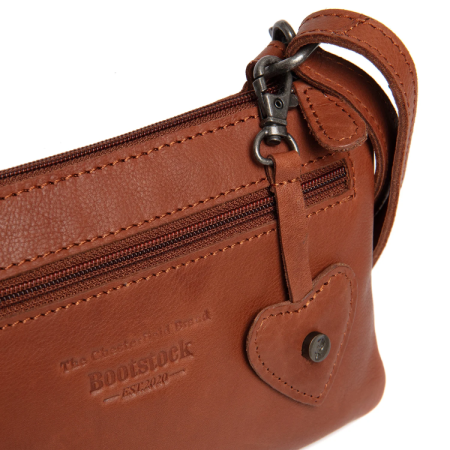 Geanta mica de dama de umar The Chesterfield Brand, Tovelove piele naturala, Maro coniac [6]