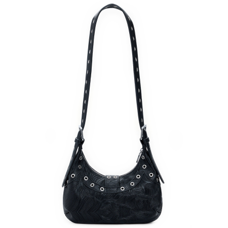 Geanta mica de dama, Desigual, Leiria, Negru [7]