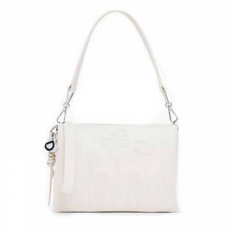 Geanta mica de dama, Desigual, seria Etherea Dortmund, Ocru [3]