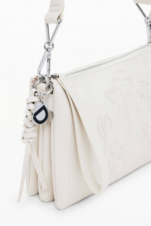 Geanta mica de dama, Desigual, seria Etherea Dortmund, Ocru [5]