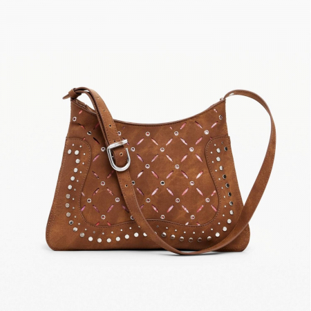 Geanta mica de dama, Desigual, seria Yankee Manaos, Maro camel [3]