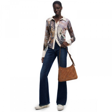 Geanta mica de dama, Desigual, seria Yankee Manaos, Maro camel [1]