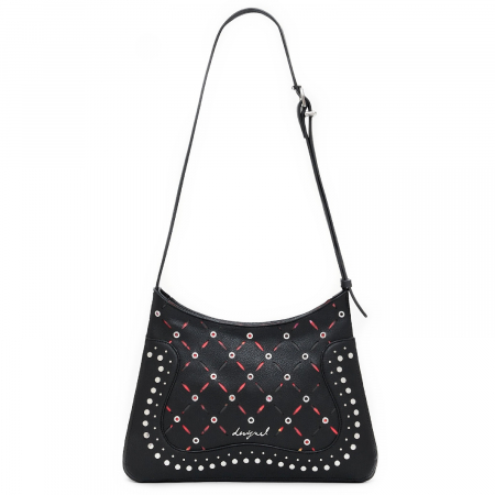 Geanta mica de dama, Desigual, seria Yankee Manaos, Negru [6]
