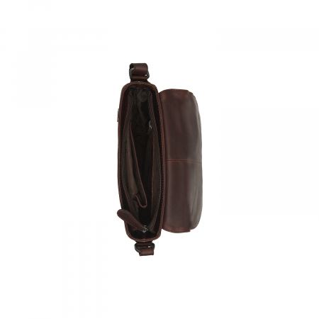 Geanta mica de dama, din piele naturala , de umar, The Chesterfield Brand, Lucian, Maro inchis [2]