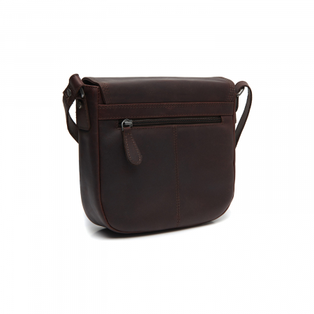 Geanta mica de dama, din piele naturala , de umar, The Chesterfield Brand, Lucian, Maro inchis [5]