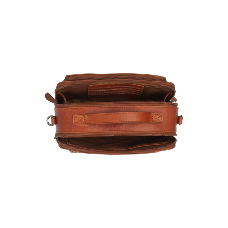 Geanta mica de dama din piele naturala, The Chesterfield Brand, Rovon, Maro coniac [4]