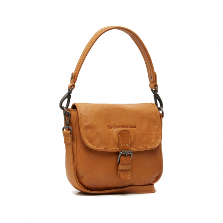 Genti de zi - Geanta mica de dama, din piele naturala vintage, The Chesterfield Brand, Irma, Galben ocru