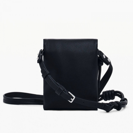 Geanta mica pentru telefon, Desigual, seria Half Logo, Negru [6]