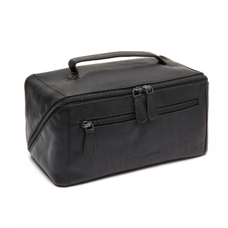 Genti cosmetice - Geanta pentru cosmetice The Chesterfield Brand, din piele naturala, Elmia, Negru