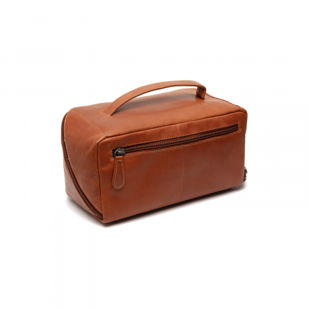 Geanta pentru cosmetice The Chesterfield Brand, din piele naturala, Elmia, Maro coniac [5]