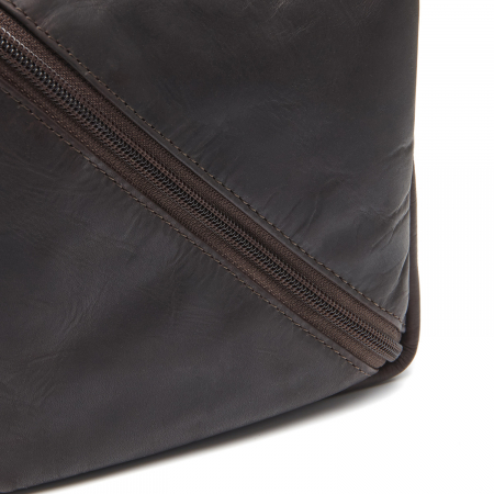 Geanta pentru cosmetice The Chesterfield Brand, din piele naturala, Trevia, Maro inchis [3]