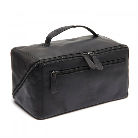 Genti cosmetice - Geanta pentru cosmetice The Chesterfield Brand, din piele naturala, Trevia, Negru