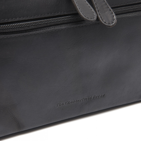 Geanta pentru cosmetice The Chesterfield Brand, din piele naturala, Trevia, Negru [2]