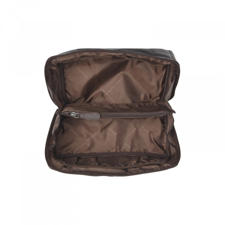 Geanta pentru cosmetice The Chesterfield Brand, din piele naturala, Trevia, Maro inchis [1]