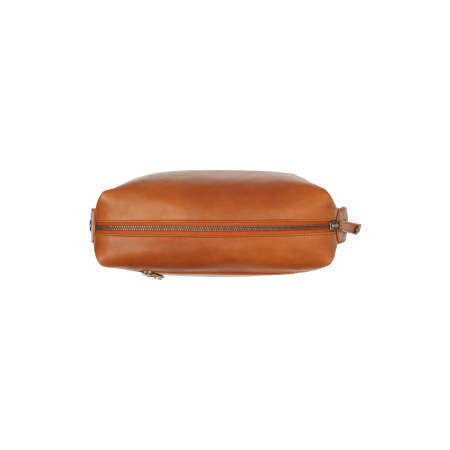 Geanta pentru cosmetice The Chesterfield Brand, din piele naturala, Westport, Maro coniac [3]