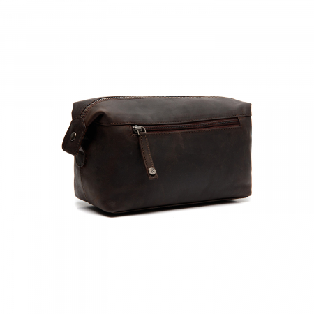 Geanta pentru cosmetice The Chesterfield Brand, din piele naturala, Westport, Maro inchis [5]
