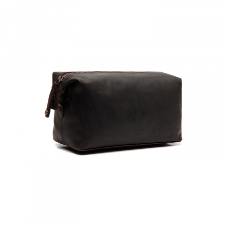 Genti cosmetice - Geanta pentru cosmetice The Chesterfield Brand, din piele naturala, Westport, Maro inchis