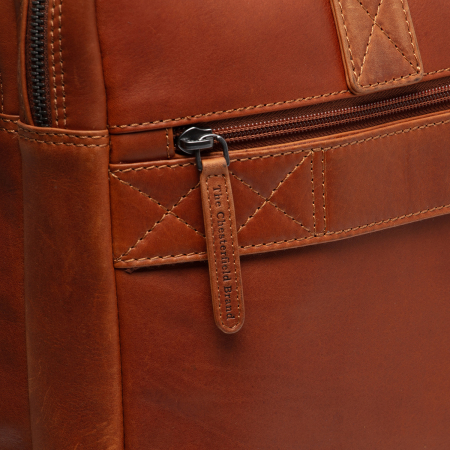 Geanta pentru laptop 15 inch, piele naturala, The Chesterfield Brand, Fabian, Maro coniac [6]