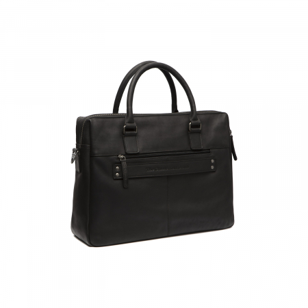 Geanta pentru laptop 15 inch, piele naturala, The Chesterfield Brand, Salvador, Negru [4]