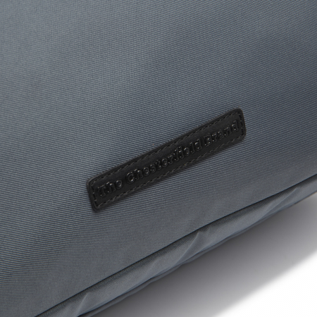 Geanta pentru laptop de 17 inch, din piele naturala si nylon, The Chesterfield Brand, Nivano, Gri [4]