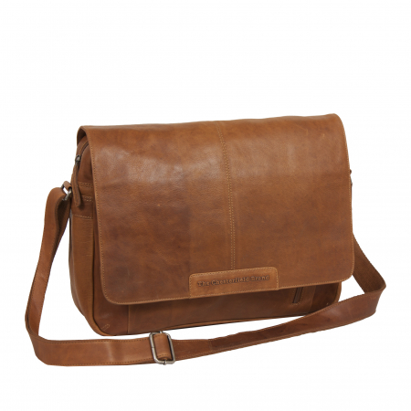 Geanta pentru laptop din piele naturala, The Chesterfield Brand, Richard 15.4 inch, Maro coniac [1]