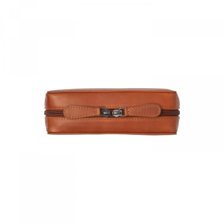 Geanta mica (organizator) accesorii electronice, The Chesterfield Brand, din piele naturala, Ardan, Maro coniac [5]