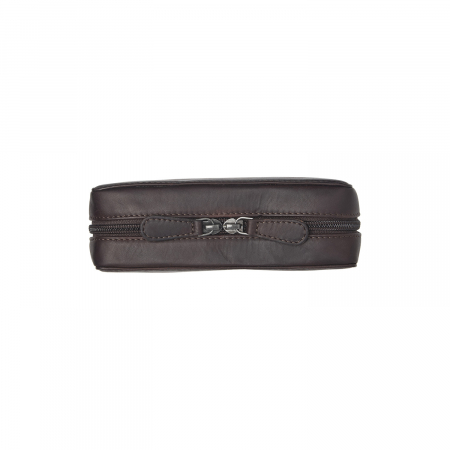 Geanta mica (organizator) accesorii electronice, The Chesterfield Brand, din piele naturala, Ardan, Maro inchis [5]