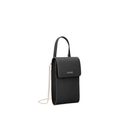 Geanta pentru telefon, model de dama, crossbody, Liu Jo, AA5179, Negru