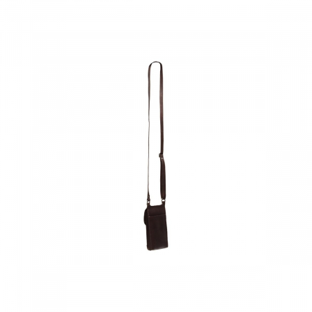 Geanta pentru telefon The Chesterfield Brand, piele naturala, Nebra, Maro inchis [2]