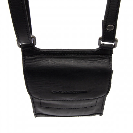 Geanta pentru telefon The Chesterfield Brand, piele naturala, Nebra, Negru [5]