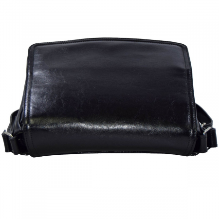 Geanta dama din piele naturala, model 137, Negru [5]