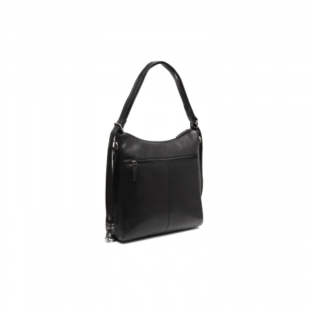 Geanta/rucsac de umar 2 in 1 de dama piele naturala, The Chesterfield Brand, Letizia, Negru [5]